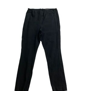 Rag & Bone Black Rear Zip Trousers Size 8 (by measurement)